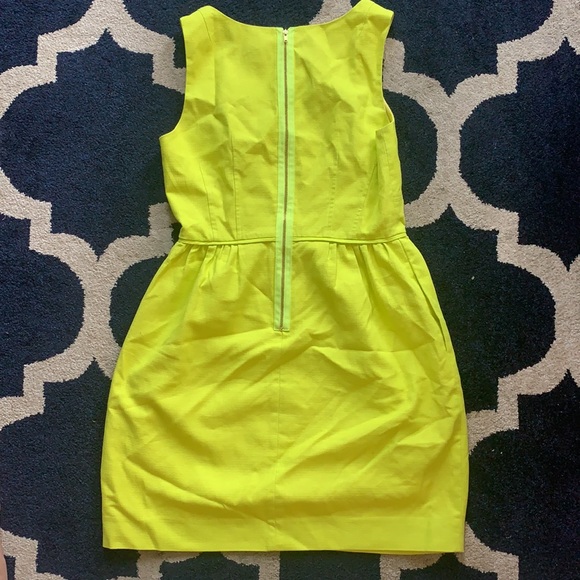 J crew 6 bright green dress - Picture 6 of 10